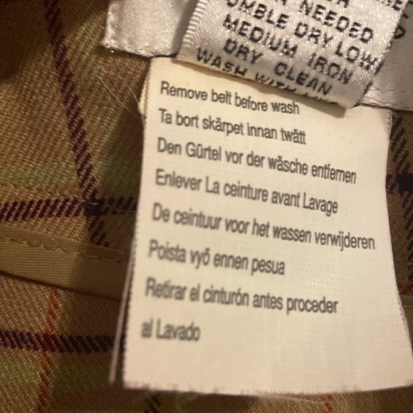 Women’s Hennes Collection bell bottom pants. Tan with pattern. Size 6 - Picture 5 of 6